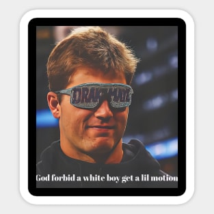 Meme Drake Maye, Funny Football Sticker